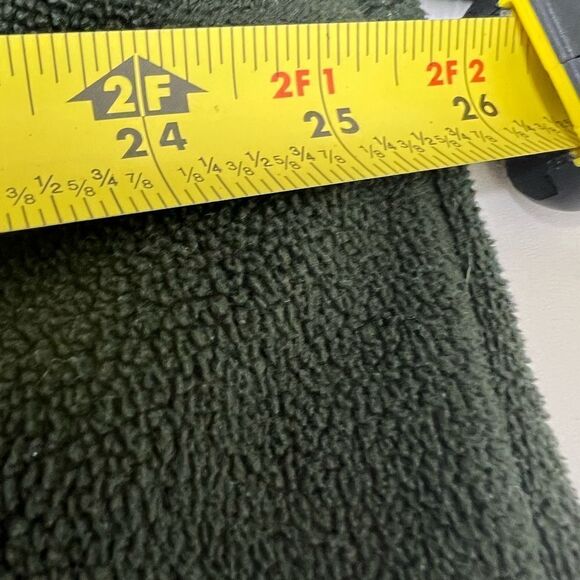 Croft & Barrow Mens Fleece Pullover Size XL Green 1/4 ZIP Front Pockets - Picture 9 of 11